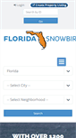 Mobile Screenshot of floridasnowbird.com
